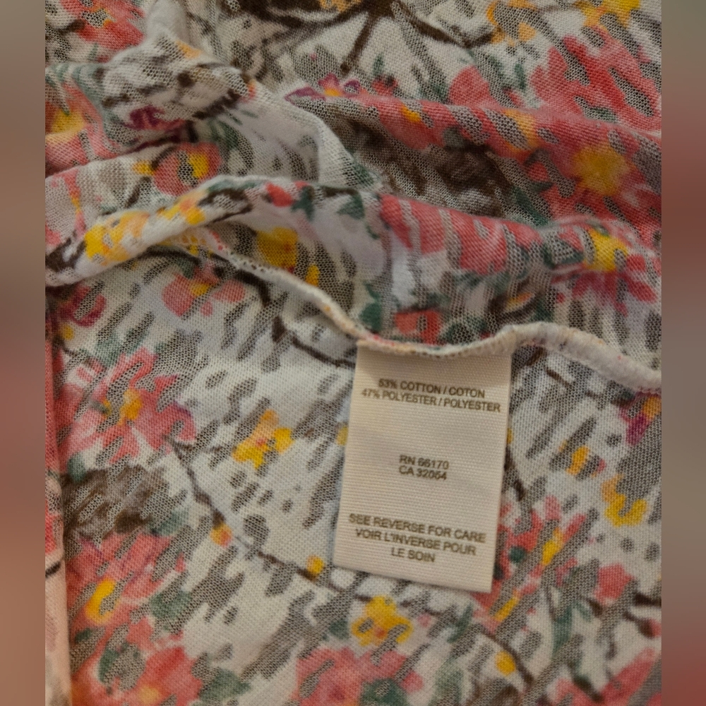 Free People Medium Floral Strappy Cotton Top - Picture 8 of 8
